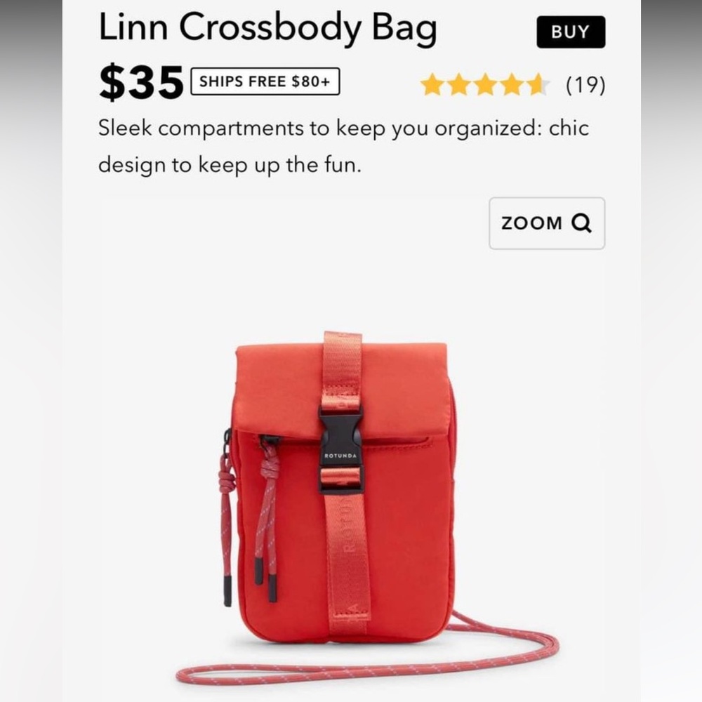 Rotunda crossbody bag